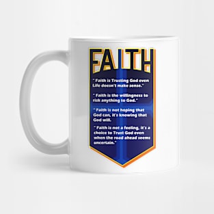 Faith v2 blue Mug